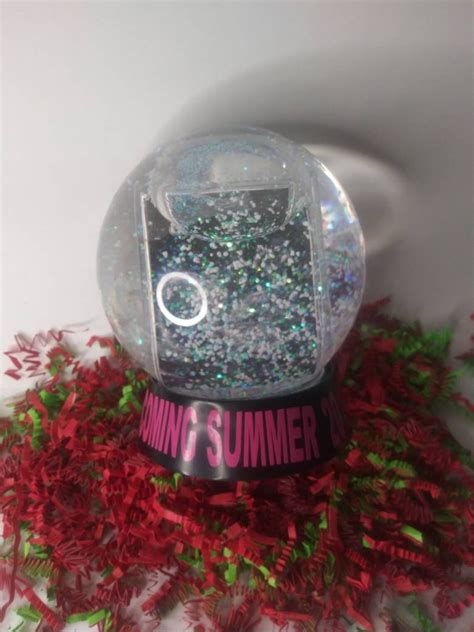 Custom Snow Globe With Picturewords Etsy
