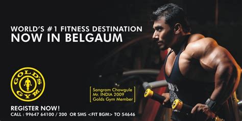 Golds Gym Advertising By Sudhir Gotmare At