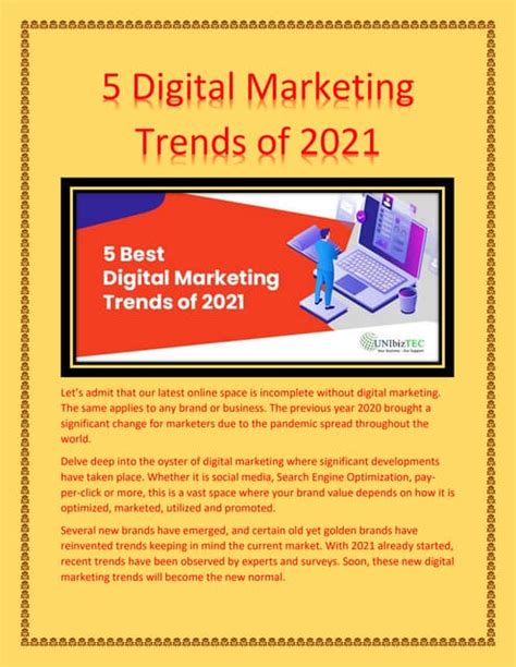 5 Digital Marketing Trends Of 2021 Converted