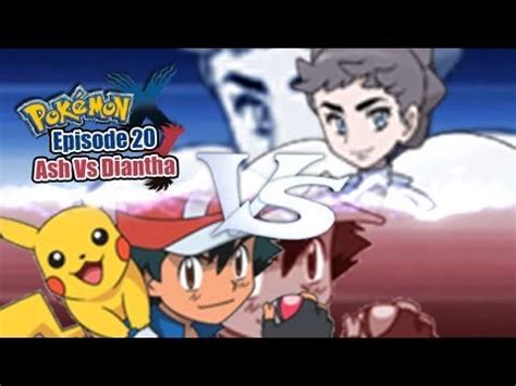 Pokemon X And Y Wifi Battle Ash Vs Diantha Youtube