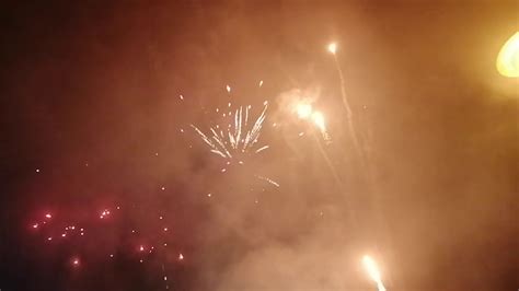 Colorful Lights Of Firecrackers In The Sky New Year 2020 YouTube