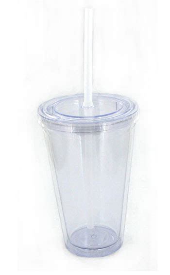 16 Oz Clear Journey Travel Cup With Lid And Straw 3340043 3