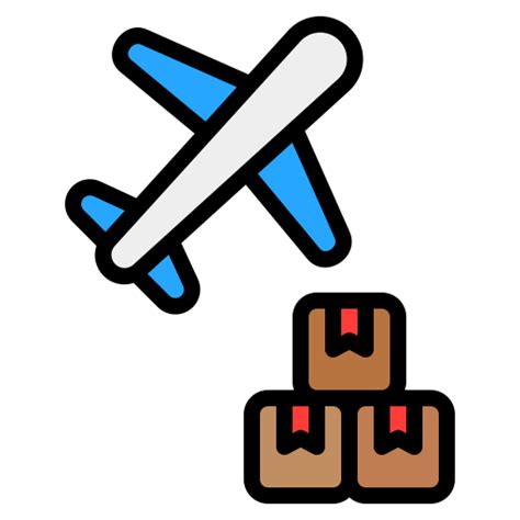 Flete aéreo Iconos gratis de transporte