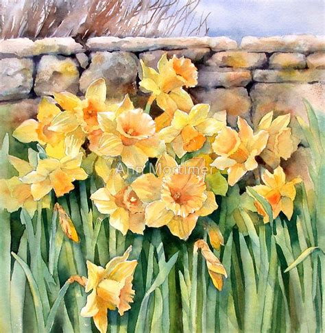 Ann Mortimer Watercolor Paintings Floral Watercolor Flower Painting