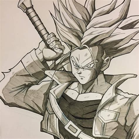 Chōzenshū and dragon ball full color. Dragon Ball Z Trunks Drawing at GetDrawings | Free download