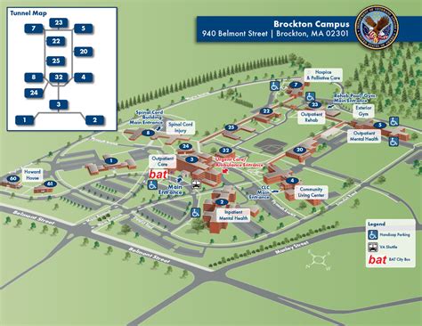 Brockton Va Campus Map