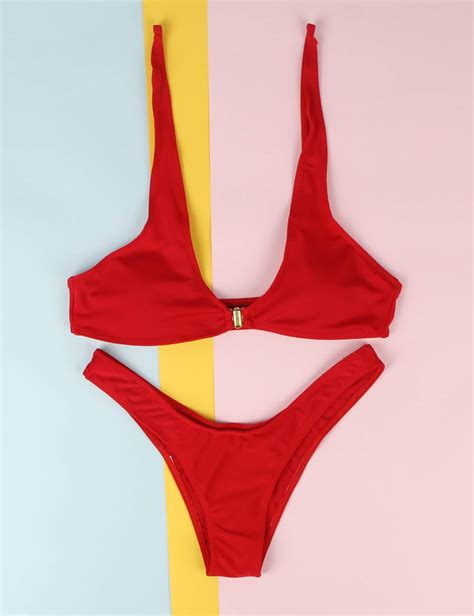 Red Sexy Summer Women Bikini Set Ohyeah