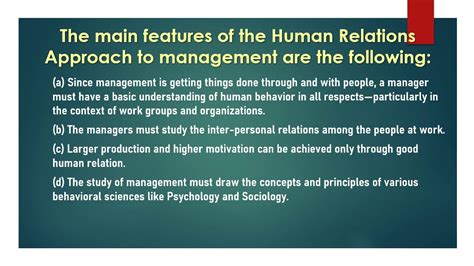 😱 Human Relations Approach To Management Theory What Is The Human