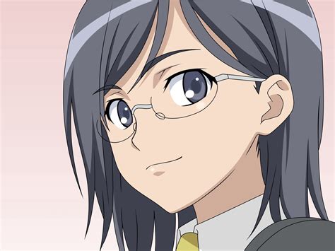 anime girl with glasses meme