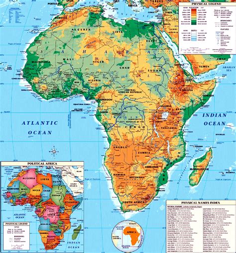 Elgritosagrado11 25 Elegant Physical Map Of Africa Continent Gambaran