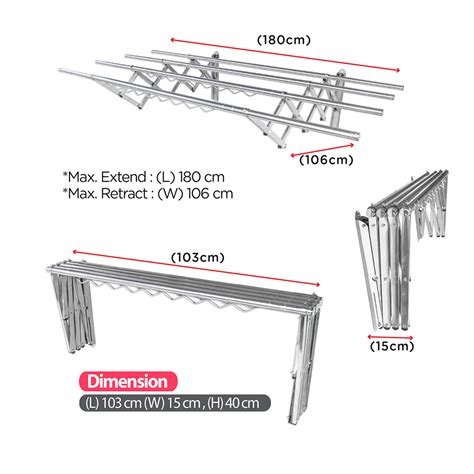 These drying racks are more comfortable for you to hang your clothes when you want your clothes to dry in the open air. 5 Retractable Drying Rack 180 cm | LG Global