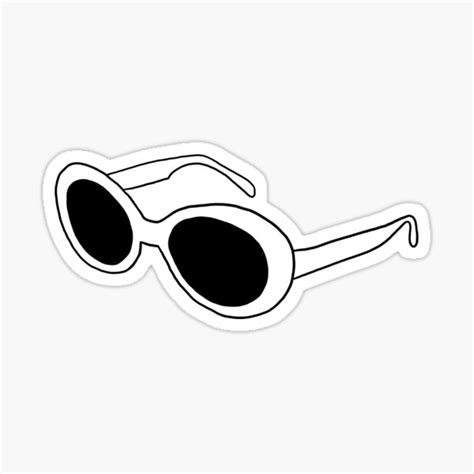 Clout Goggles Sticker For Sale By Khanhngo33 Redbubble
