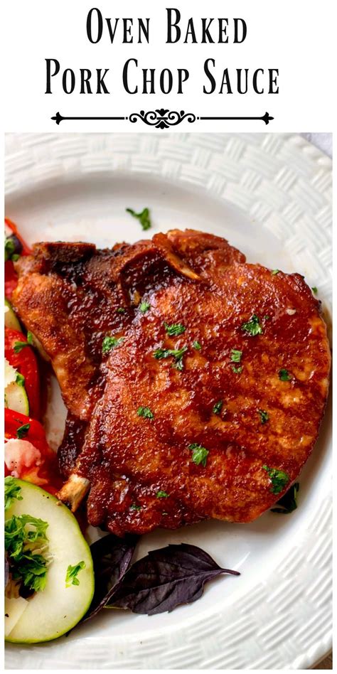 It's no secret that boneless pork chops are usually very lean center cuts. Oven Baked Pork Chop Sauce - The combination of the sauce and the oven baking give you pork that ...