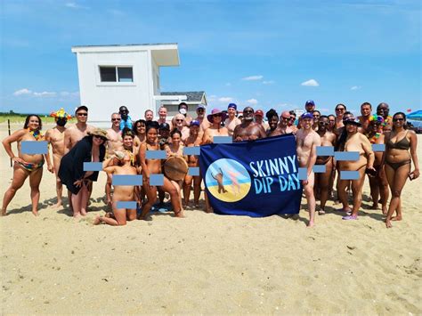 Int L Skinny Dip Day Returns To Sandy Hook S Gunnison Beach Middletown NJ Patch