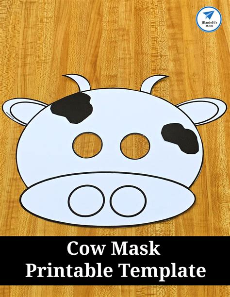 Cow Mask Printable Template Jdaniel4s Mom Kids Wedding Activities