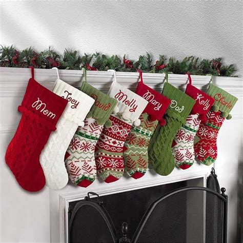 Handmade Customizable Christmas Stockings Gadgetsin