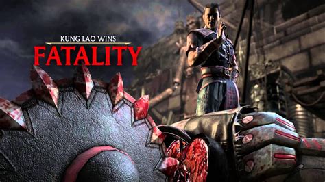 Kung Lao Fatality Mortal Kombat X Youtube