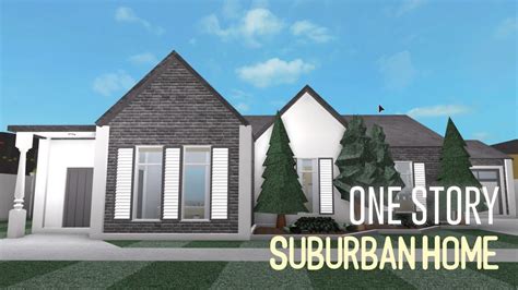 Roblox Welcome To Bloxburg One Story Suburban House Youtube
