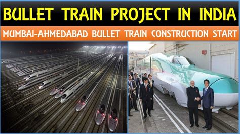 Bullet Train Project In India Mumbai Ahmedabad High Speed Rail