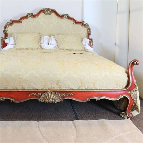 Italian Rococo Upholstered Bed At 1stdibs
