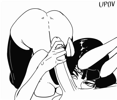 Rule 34 2021 5 Fingers Animated Black And White Black Hair Bodily Fluids Bouncing Breasts