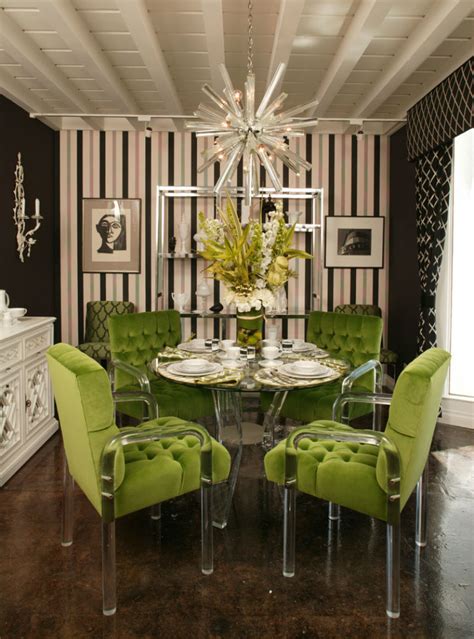 Designer sarah wittenbraker created this stunning living room doing just that; How To Decorate Dramatic Dining Rooms With Smart Dining Chairs