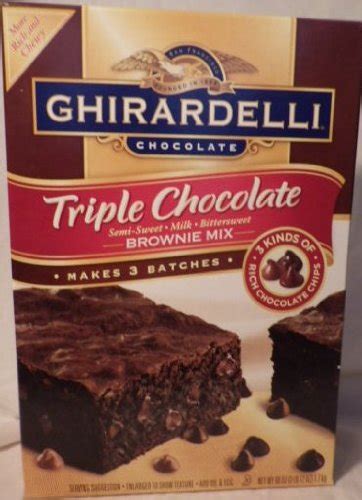Ghirardelli Triple Chocolate Brownie Mix Cookie Recipe