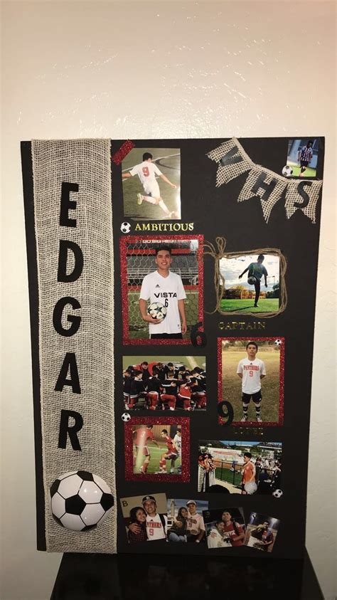 Celebrate Senior Night With A Personalized Soccer Poster