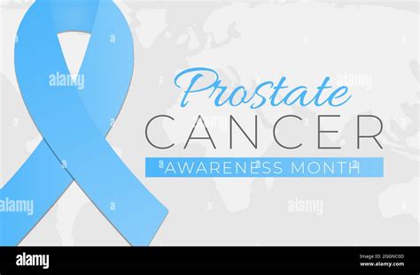 Prostate Cancer Awareness Month Background Illustration Banner Stock Vector Image Art Alamy