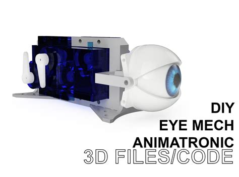 Diy Animatronic Eye Mechanism Print It Yourself Etsy Australia