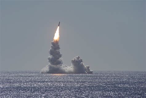 Us Navy Tests Trident Ii From Ballistic Missile Submarine Uss Maine