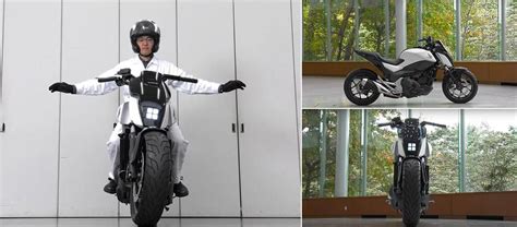 Hondas Self Balancing Motorcycle A Motorcycle That Follows You Around