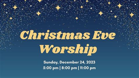 Christmas Eve Worship First Presbyterian Church Of Howard County