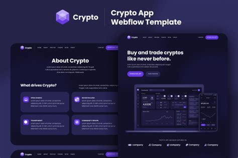 Crypto Crypto Webflow Template Brix Templates Webflow