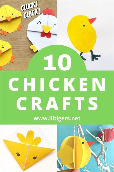10 Adorable Chicken Crafts For Kids Lil Tigers