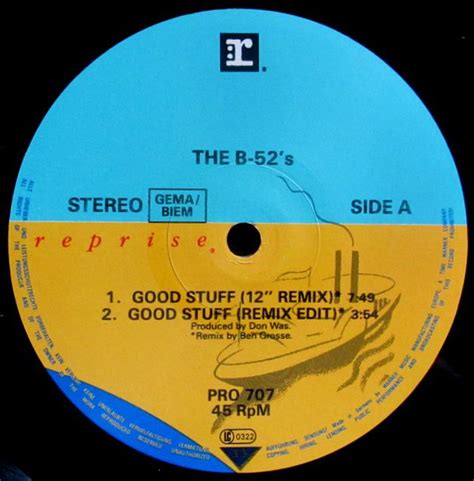 The B 52s Good Stuff Remix 1992 Vinyl Discogs
