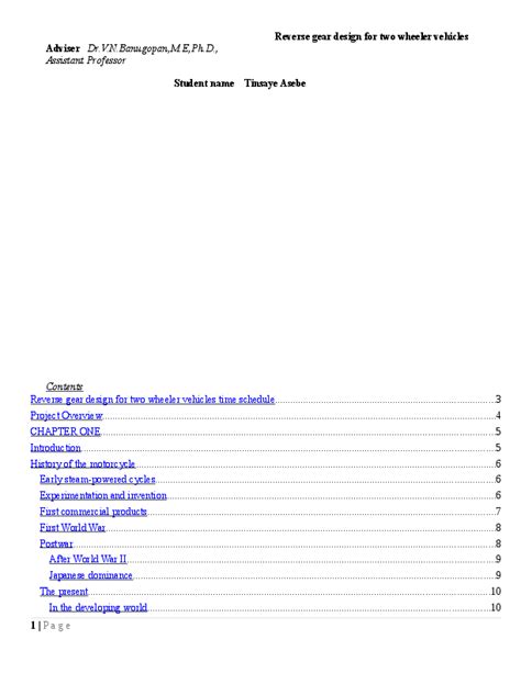 Reliance general explains why two wheelers do not have a reverse gear and advices to have a two wheeler insurance in place always. (DOC) Reverse gear design for two wheeler vehicles | Tinsu ...