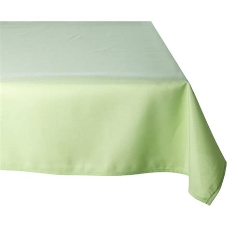 linentablecloth 60 x 102 inch rectangular polyester tablecloth tea green