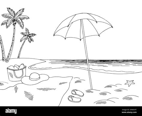 Share 145 Beach Landscape Drawing Super Hot Vn