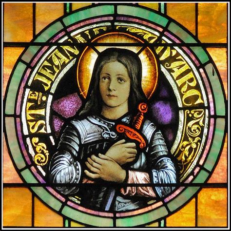 St Joan Of Arc Roundel Saint Joan Of Arc Joan Of Arc Joan D Arc
