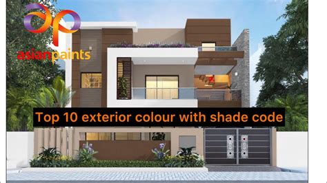 Asianpaints Colours Combinations With Shades Code Exteriors YouTube