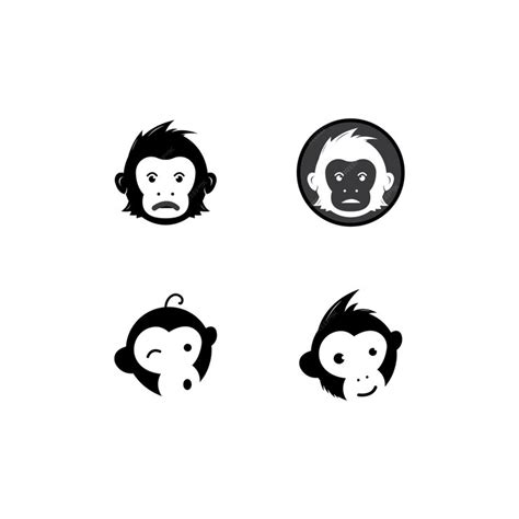 Premium Vector Monkey Geek Monkey Vector Logo Design