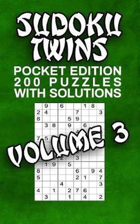 Sudoku Twins Pocket Edition Puzzle Barn Press 9781078458535 Boeken
