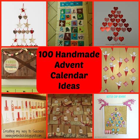 Creating My Way To Success 100 Ideas For Handmade Advent Calendars