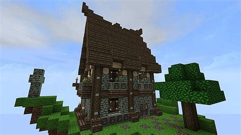 Check spelling or type a new query. floating island + house Minecraft Project