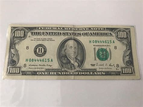 100 DOLLAR BILL 1988 VINTAGE real money | Etsy