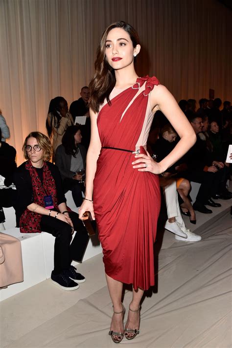 Born on september 12, 1986, actress emmy rossum spent her childhood singing at new york's metropolitan opera. Emmy Rossum - Lanvin Paris Fashion Week Womenswear F/W ...
