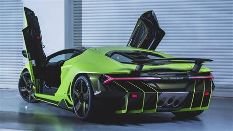 Green cars guide covering electric cars, hybrid cars, low co2 emission petrol, diesel cars and more. Behold a bright green Lamborghini Centenario | Top Gear
