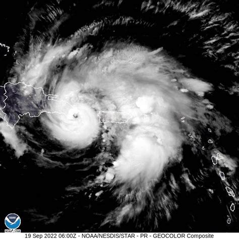 Nws Opc On Twitter Hurricane Fiona Making Landfall In The Dominican Republic This Morning