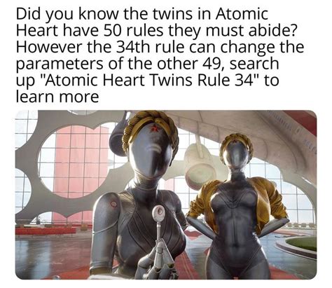 It Will Blow Your Mind R Dankmemes Ballerina Twins Atomic Heart Female Robots Know Your